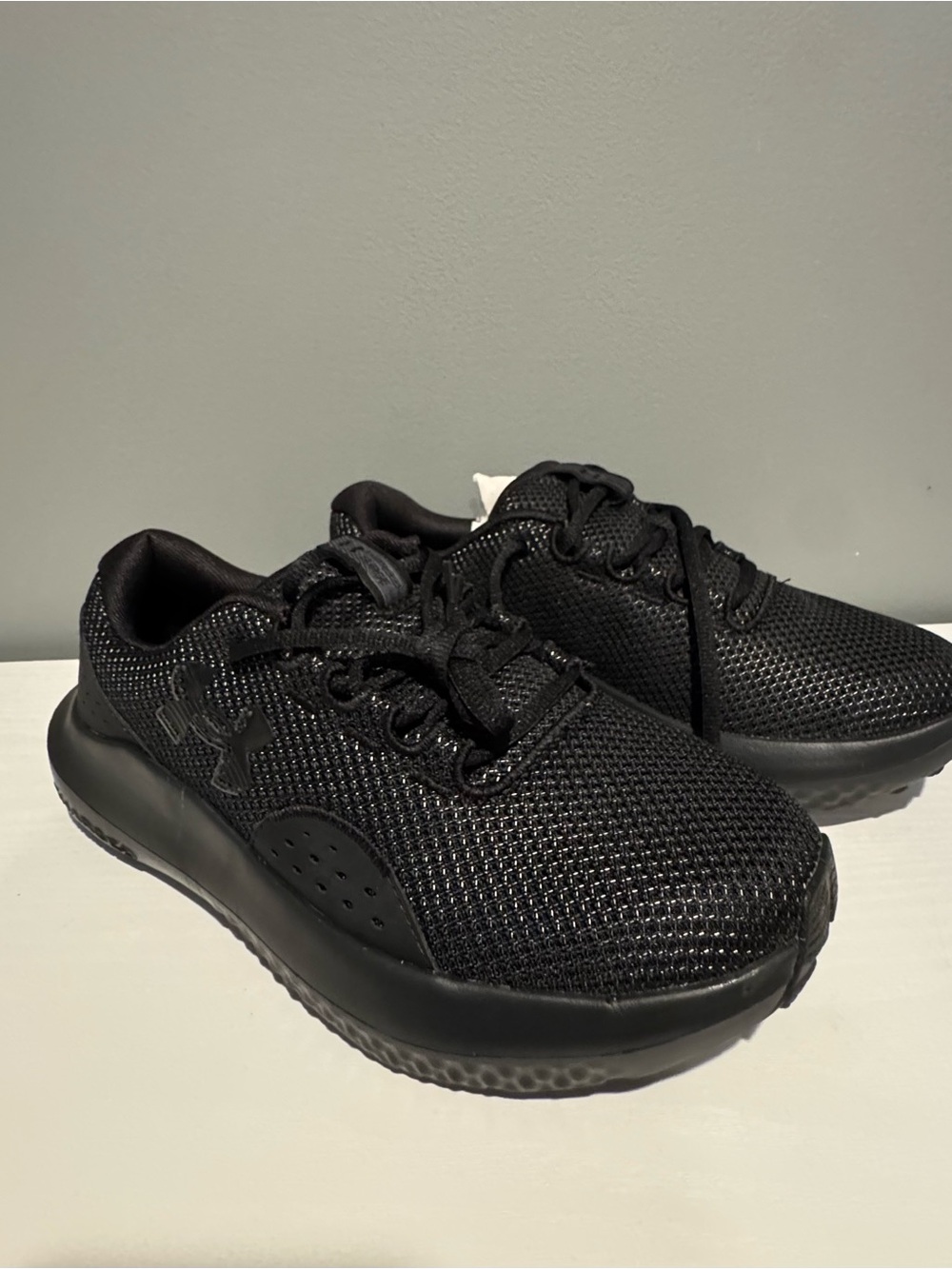 Under Armour Black Mesh Athletic Sneakers